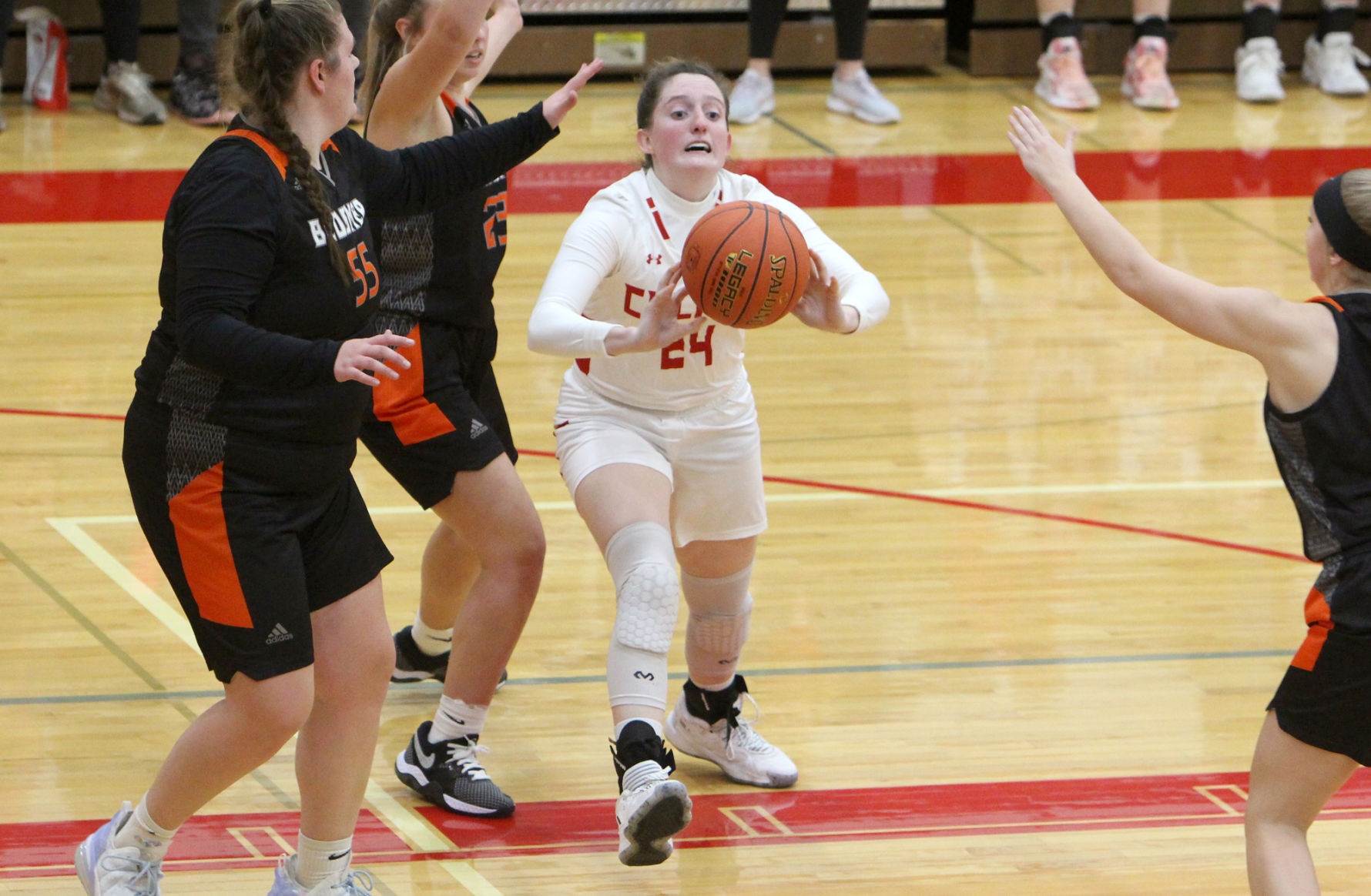 Bloomer girls basketball at Colfax 11-22-21